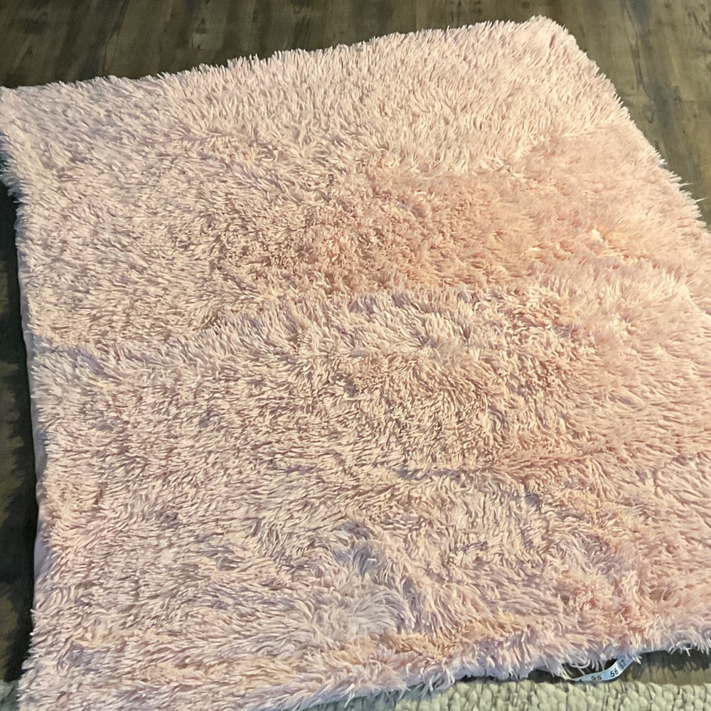 Xhilaration Pink Fuzzy Throw Blanket